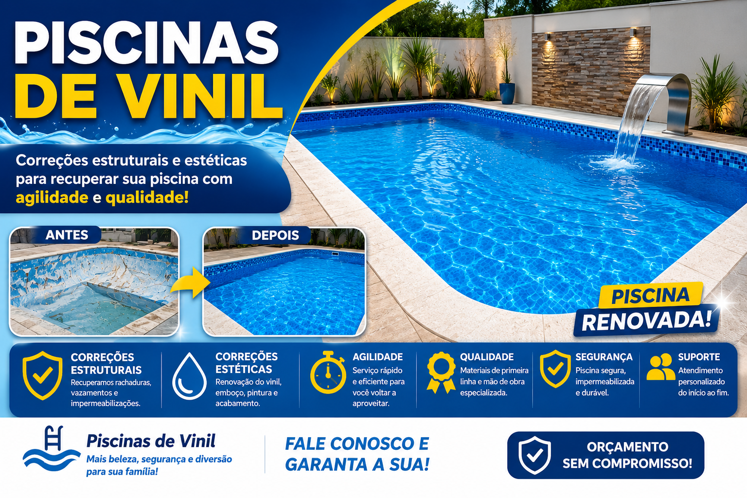Piscina reformada
